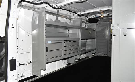 adrian steel tool box for cargo van|cargo van shelving.